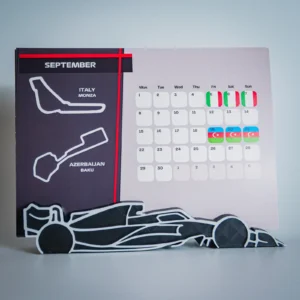 Calendar Formula1 harti
