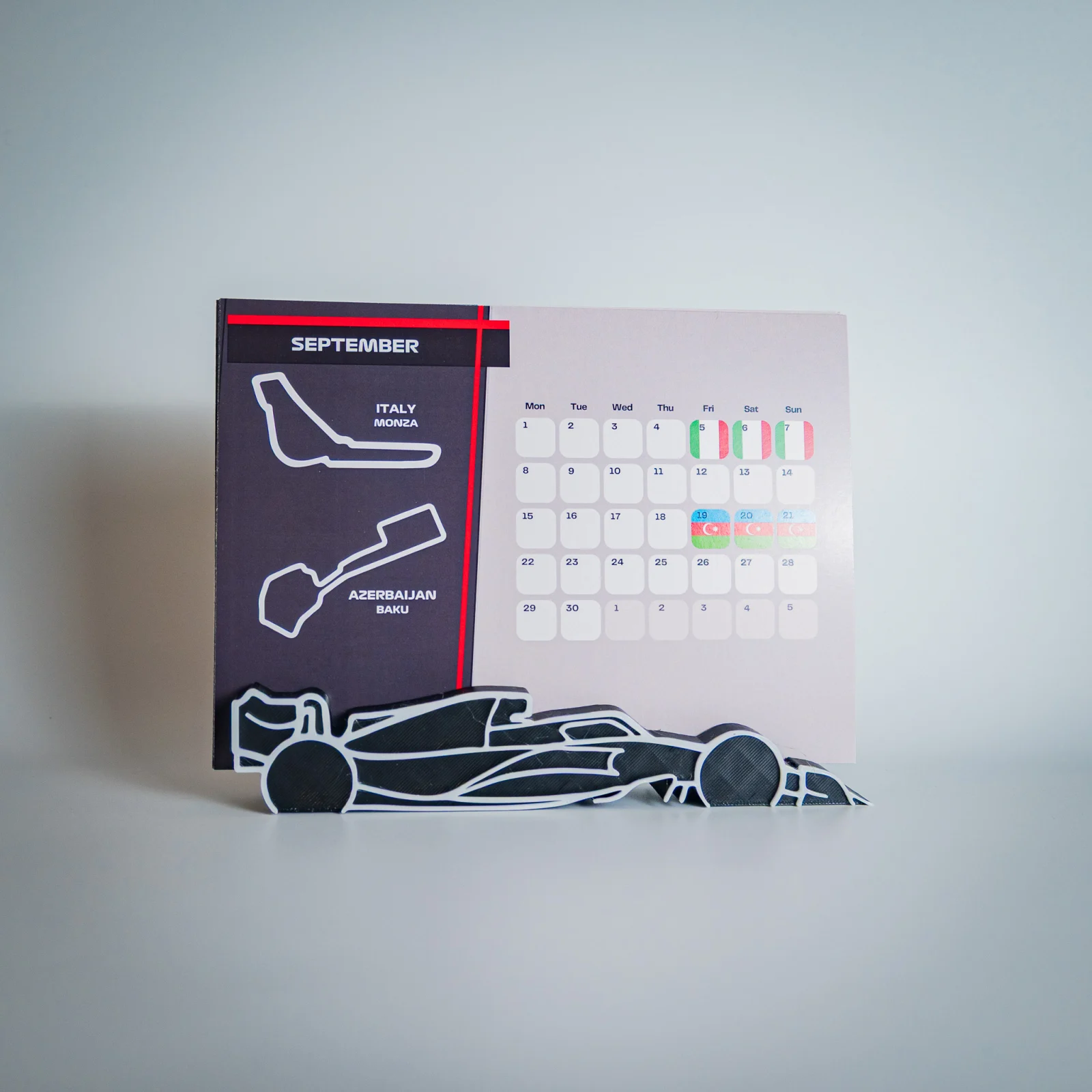 Calendar Formula1 harti - imagine 3