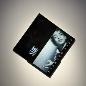 Suport de perete pentru 1 disc de vinil, 12inch, pentru colectionari, birou, acasa, spatiu artistic, 19cm x 13cmx 1.5cm